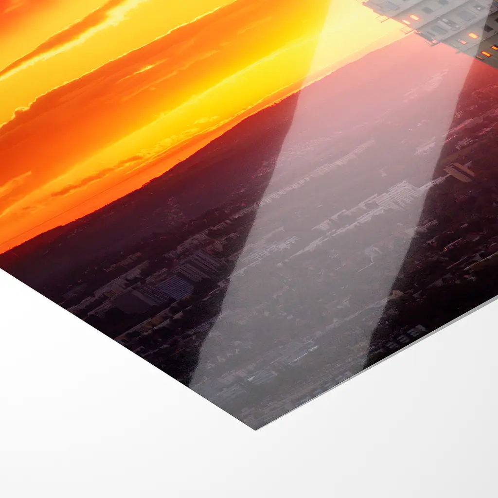 Fotoabzug (01741) Fernsehturm im Sonnenuntergang – Bild 2
