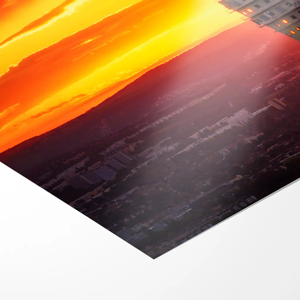 Fotoabzug (01741) Fernsehturm im Sonnenuntergang – Bild 3