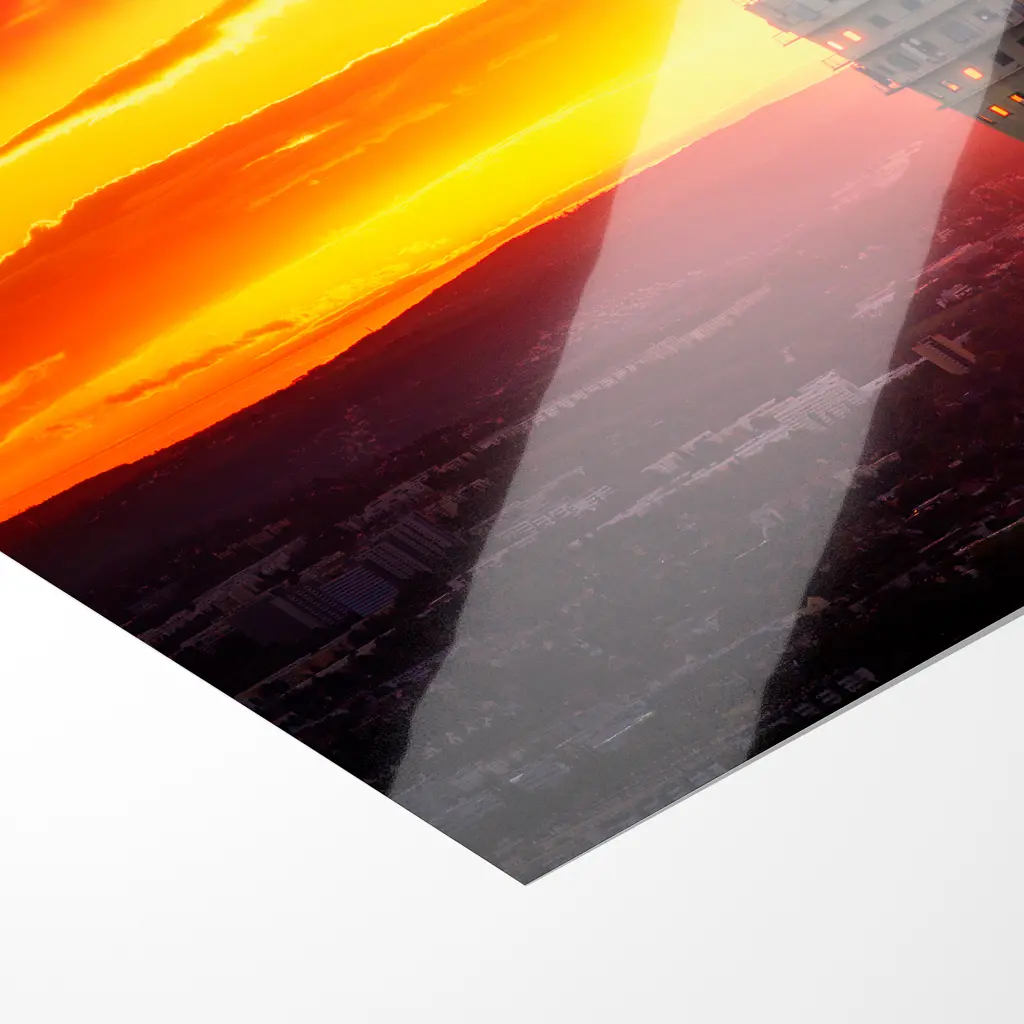 Fotoabzug (01741) Fernsehturm im Sonnenuntergang – Bild 4