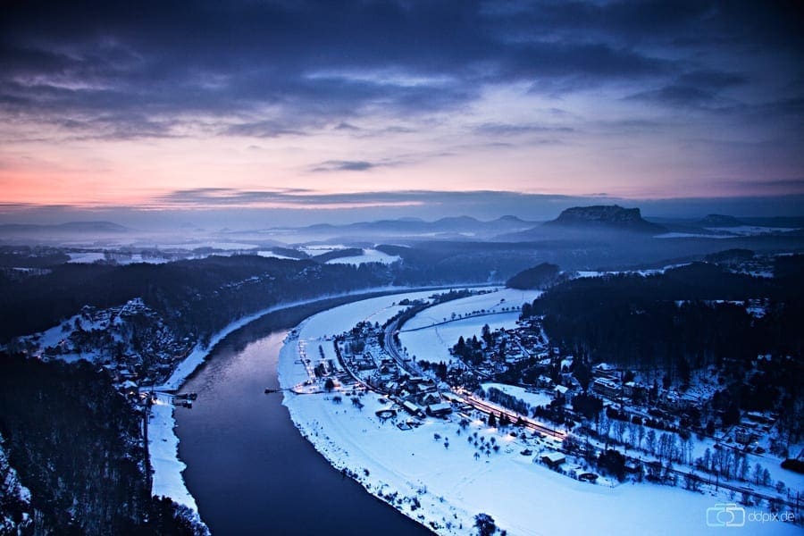 Eisiger Wintermorgen