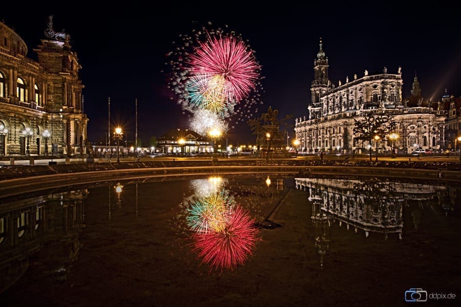 Feuerwerk am Königsufer