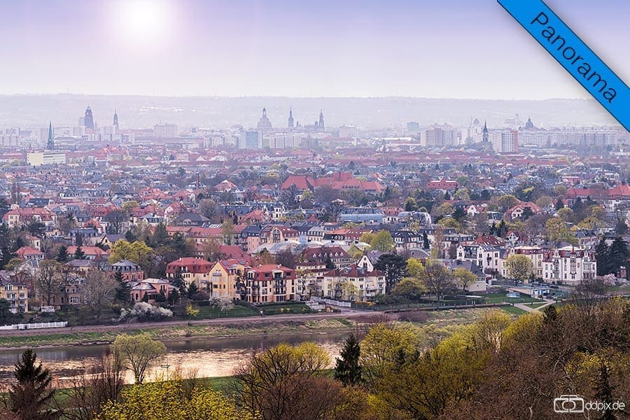 Blick über das Elbtal (Panorama)