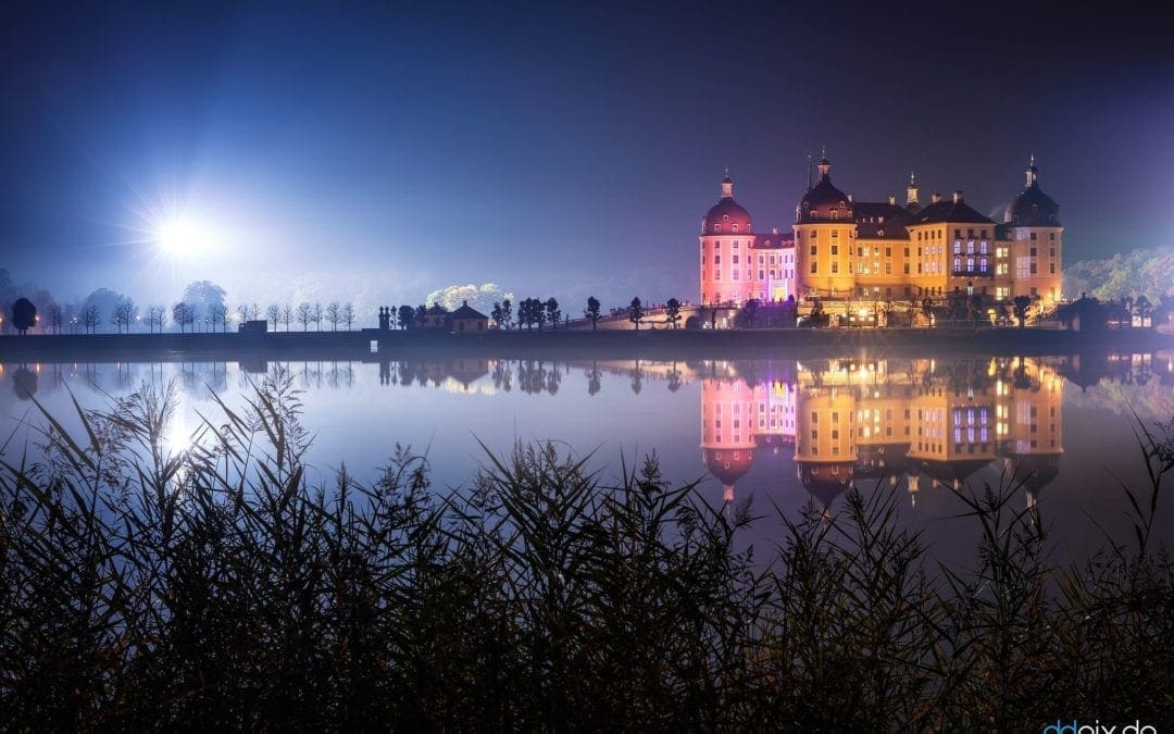 Dreharbeiten am Schloss Moritzburg