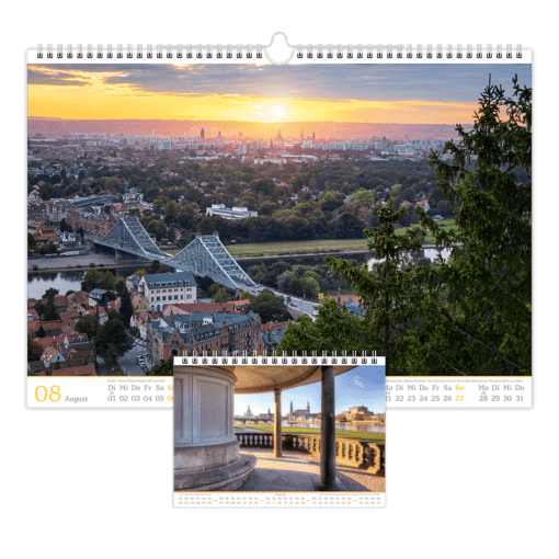 Dresden Kalender 2023 Set August