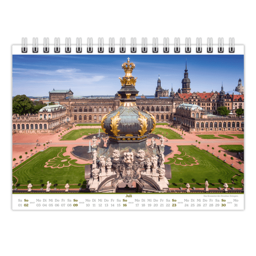 Dresden Tischkalender 2023 Juli