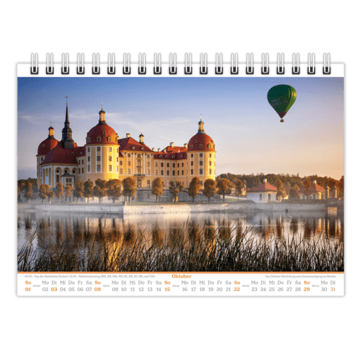 Dresden Tischkalender 2023 Oktober