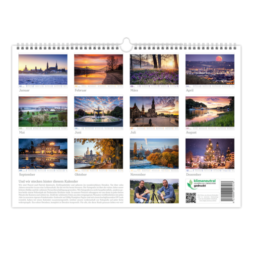 Dresden Kalender 2024  Wandkalender in DIN A3  ddpix.de