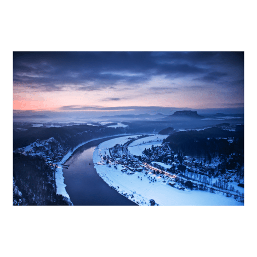 Poster (00113) Bastei im Winter