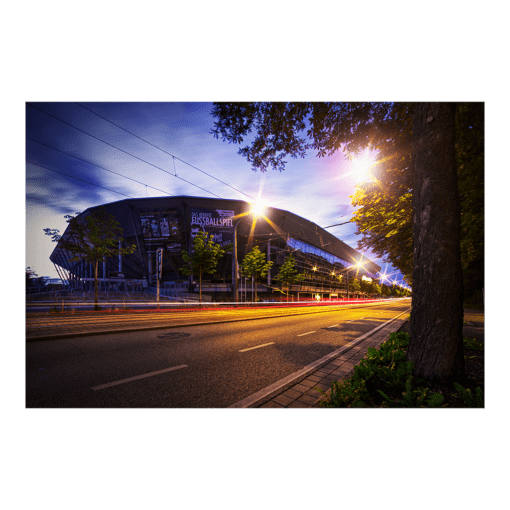 Acryl Board (00217) Dynamo Stadion am Abend