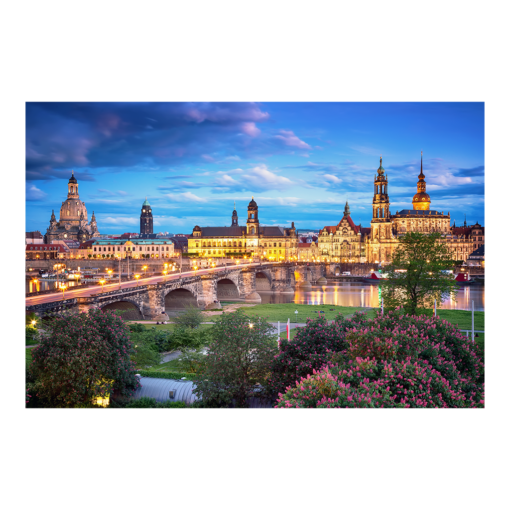 Poster (00255) Dresden Silhouette