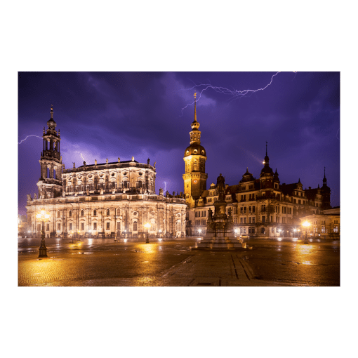 Poster (00256) Gewitter über dem Theaterplatz