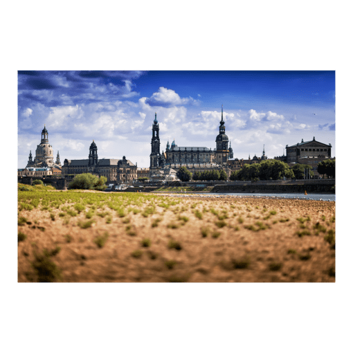 Acryl Board (00288) Dresden Skyline im Sommer