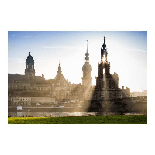 Acryl Board (00301) Hofkirche im Dunst