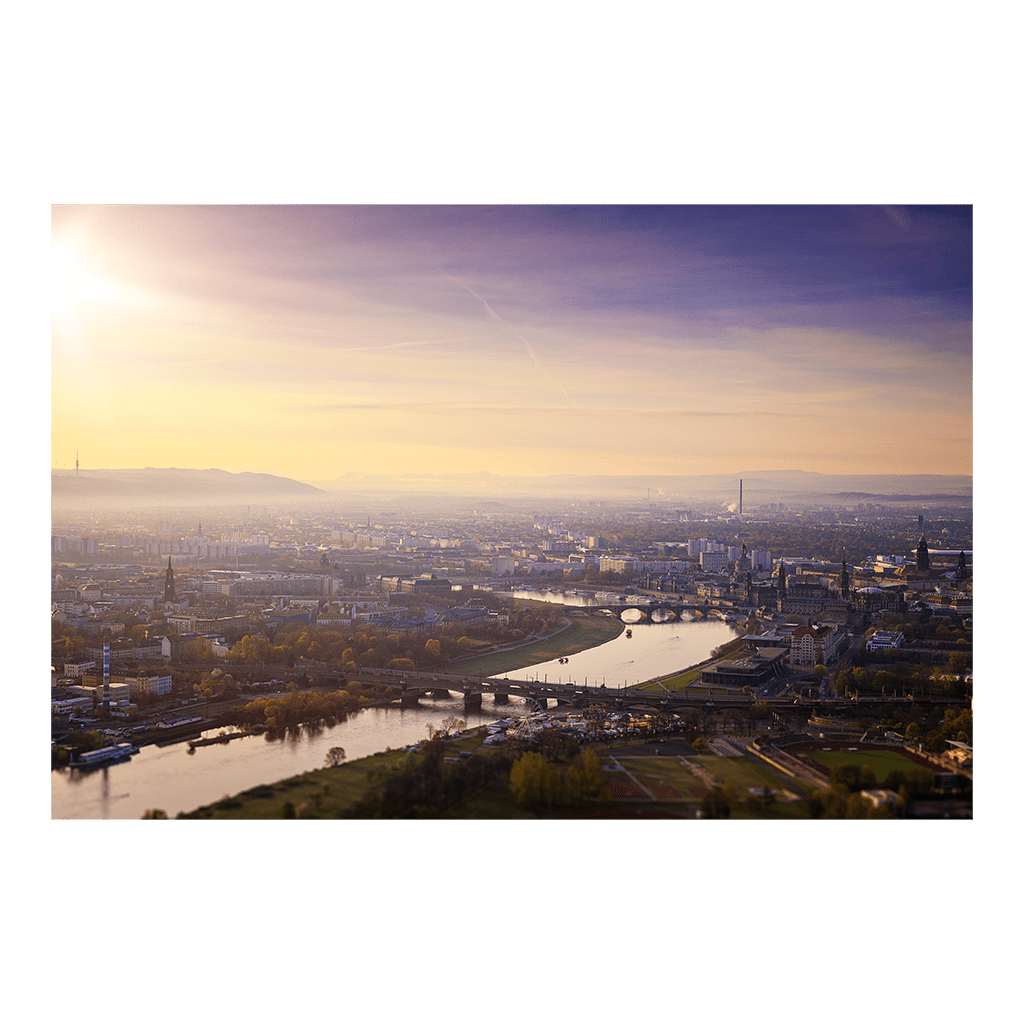 Poster (00311) Blick aus dem Heißluftballon