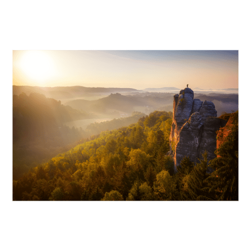 Poster (00328) Mönchfelsen in der Bastei