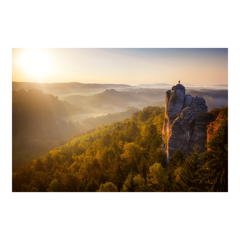 Fotoabzug (00328) Mönchfelsen in der Bastei