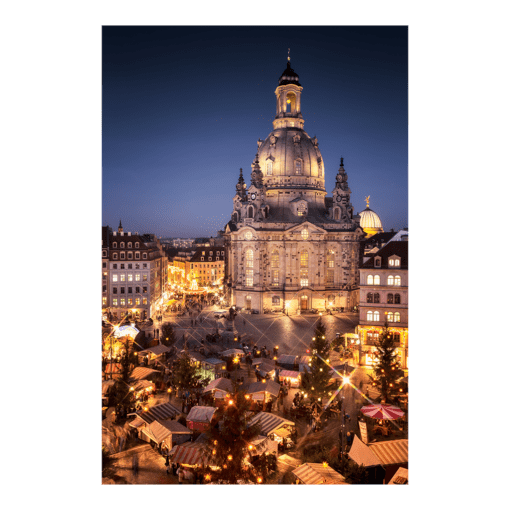 Poster (00346) Frauenkirche zu Weihnachten