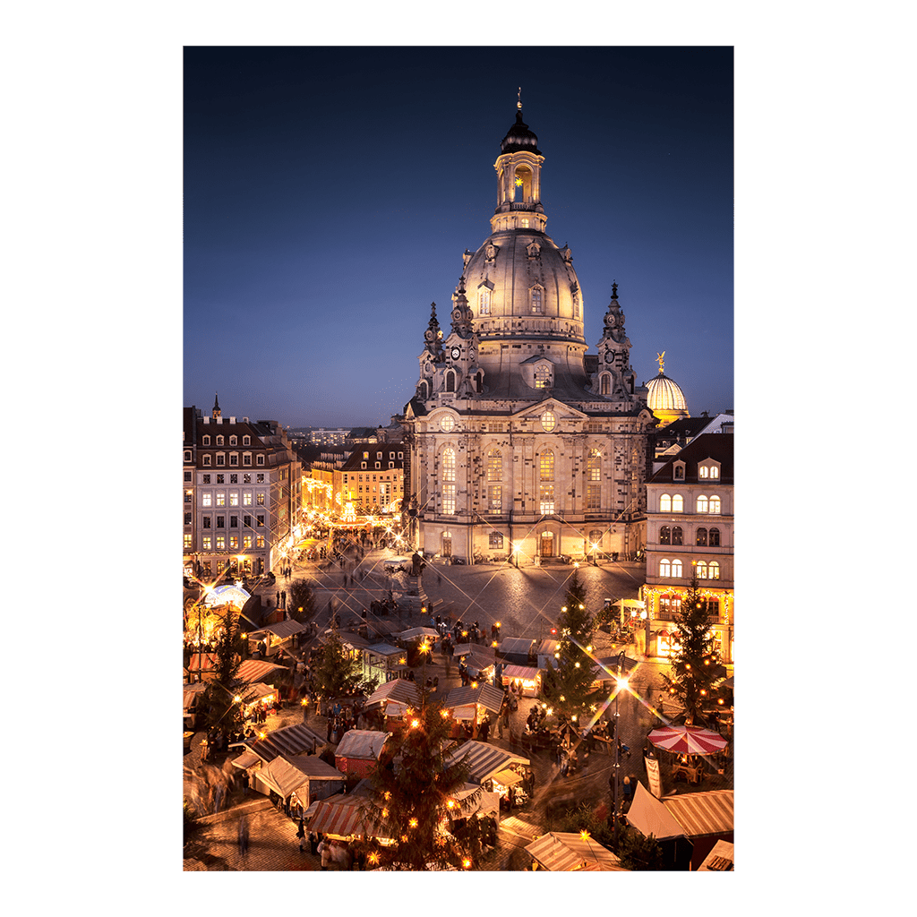 Acryl Board (00346) Frauenkirche zu Weihnachten