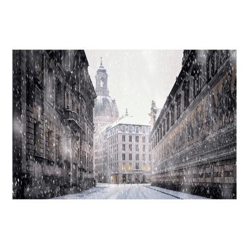 Poster (00352) Augustusstraße im Winter