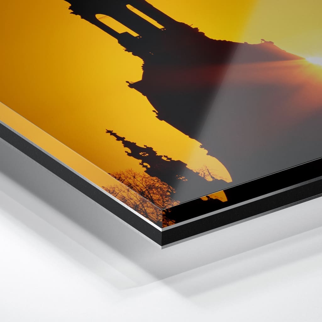 Acryl Board (00379) Sonnenuntergang an der Frauenkirche – Bild 2