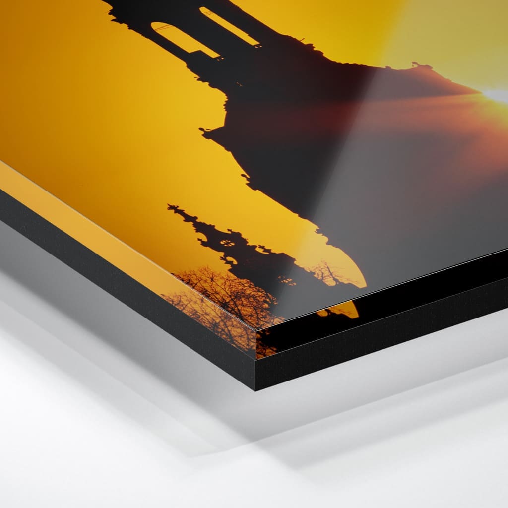 Acryl Board (00379) Sonnenuntergang an der Frauenkirche – Bild 3