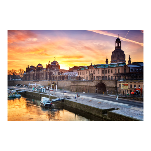 Acryl Board (00393) Morgenrot in Dresden