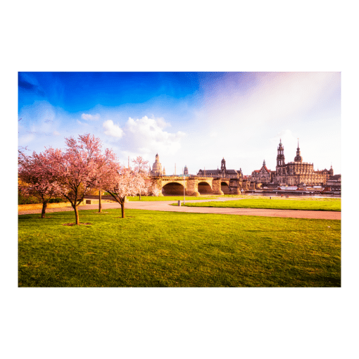 Acryl Board (00397) Frühling in Dresden