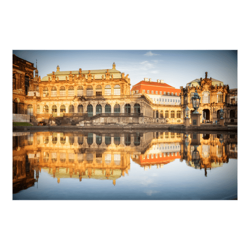 Poster (00423) Dresdner Zwinger Spiegelung