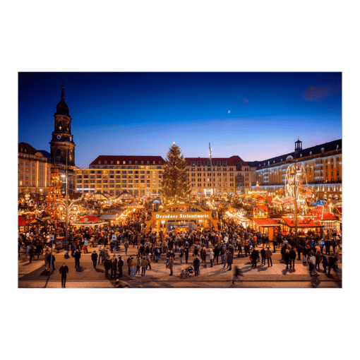 Poster (00458) Striezelmarkt am Abend