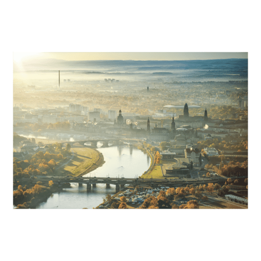 Alu-Dibond (00567) Blick über Dresden