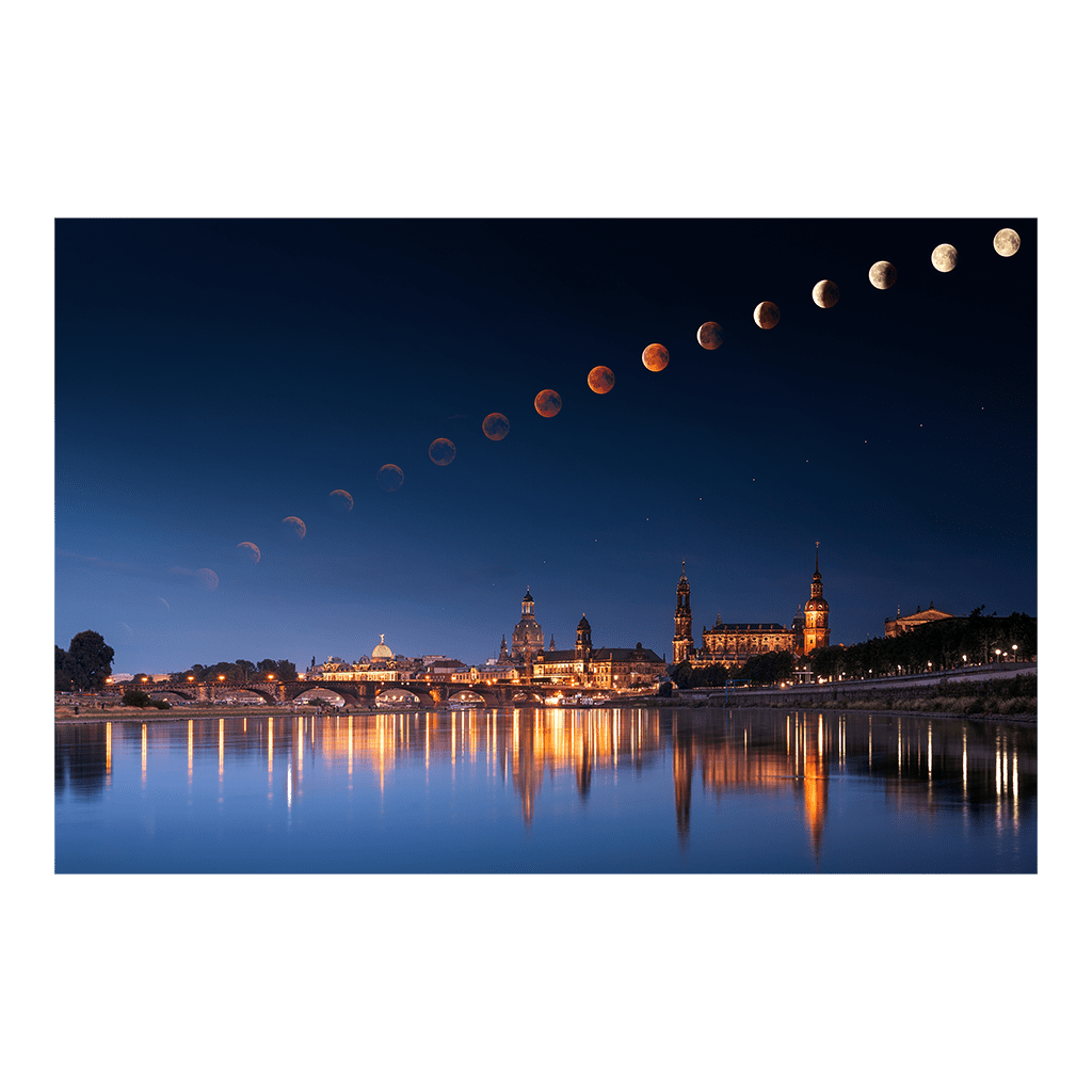 Acryl Board (00630) Mondfinsternis Dresden