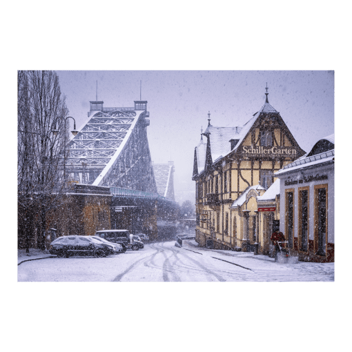 Poster (00669) SchillerGarten im Winter