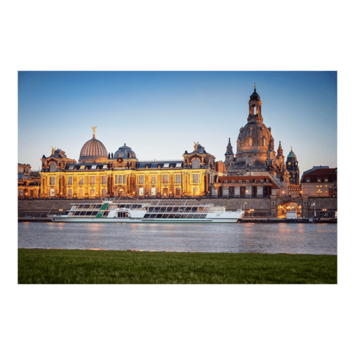 Acryl Board (00680) Dresden am Abend