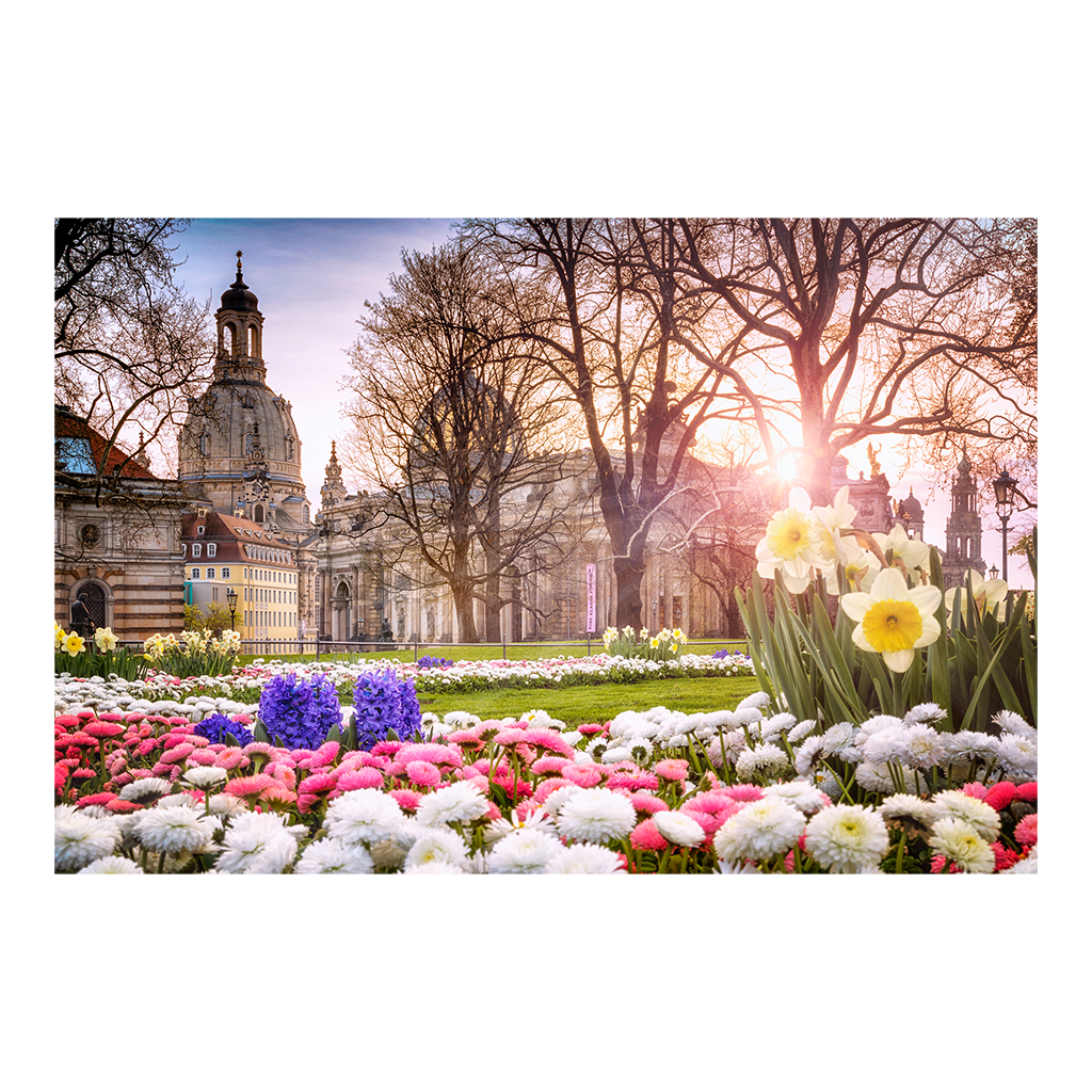 Poster (00689) Brühlscher Garten im Frühling