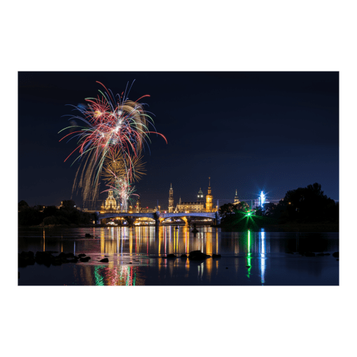 Acryl Board (00718) Feuerwerk Dresden