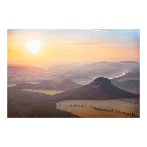 Poster (00726) Blick in die Sächsische Schweiz