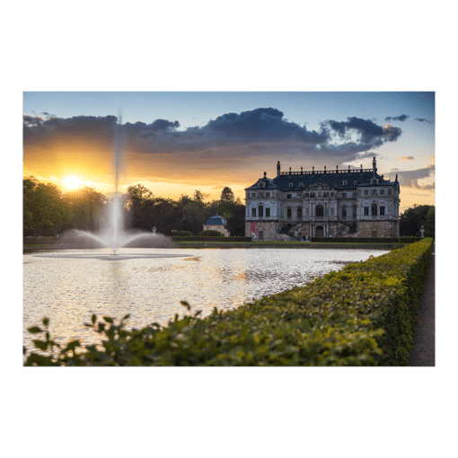 Poster (00731) Palais im Großen Garten