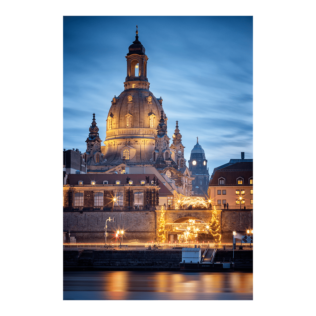 Acryl Board (00767) Frauenkirche an der Elbe
