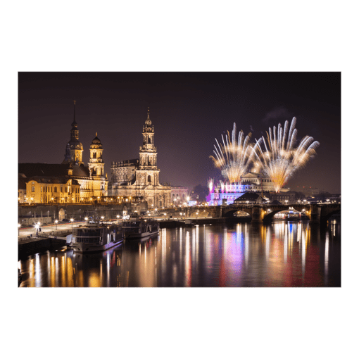 Alu-Dibond (00773) SemperOpernball Feuerwerk