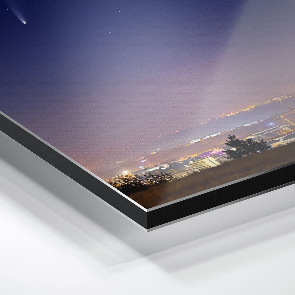 Alu-Dibond (00826) Komet NEOWISE über Dresden – Bild 5