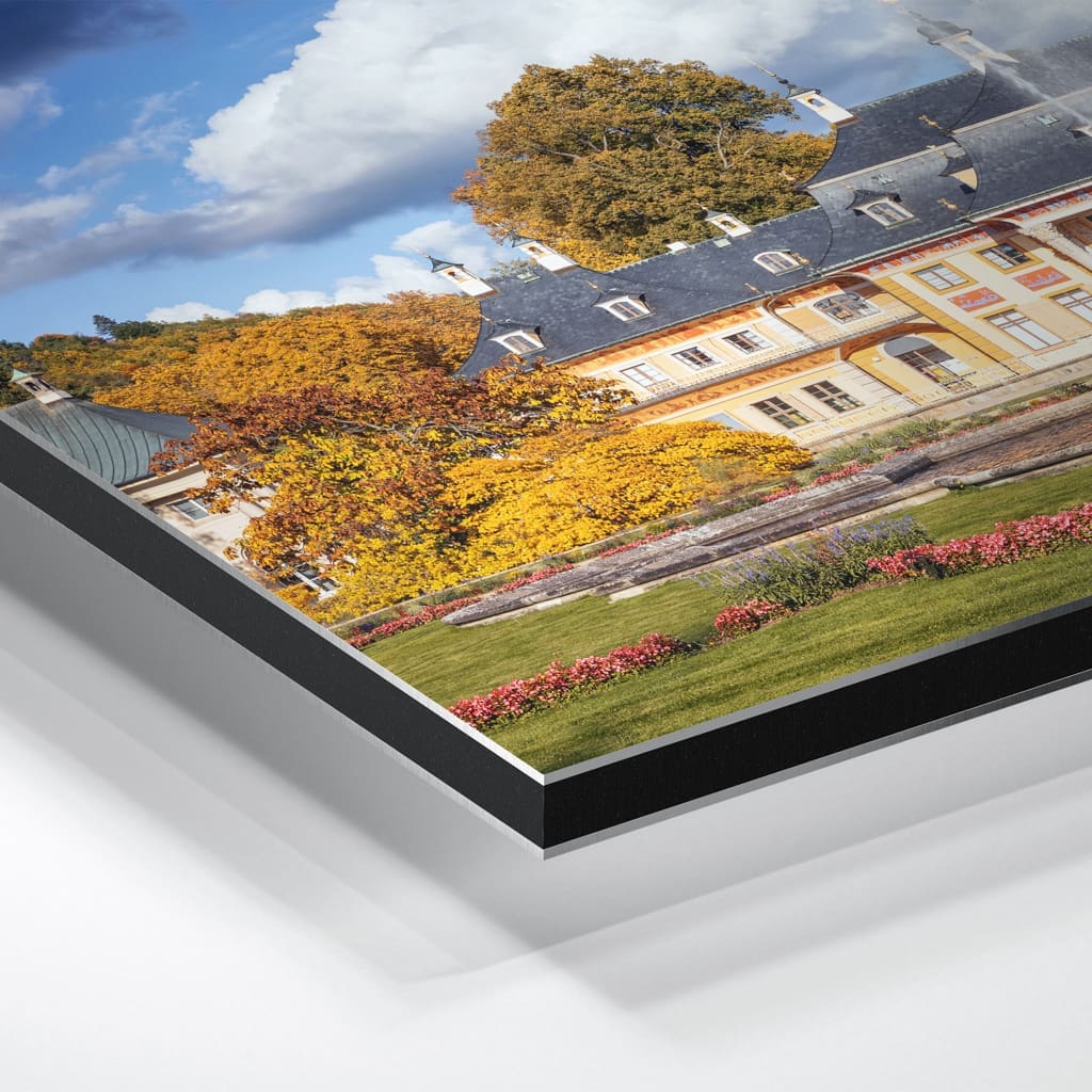 Alu-Dibond (00877) Schloss Pillnitz im Herbst – Bild 3