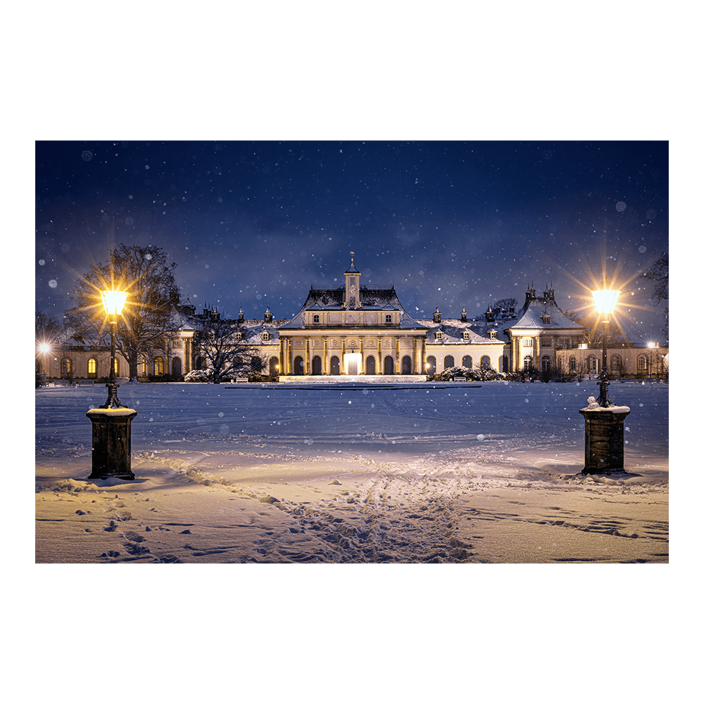 Acryl Board (00894) Schloss Pillnitz im Winter