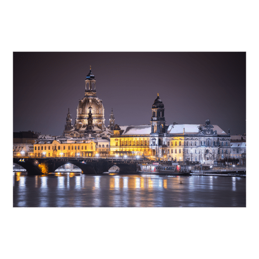 Acryl Board (00898) Winter in Dresden