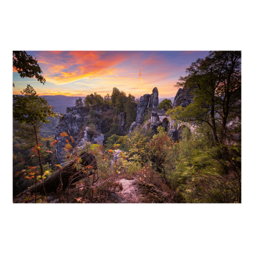Acryl Board (00928) Bastei im Herbst