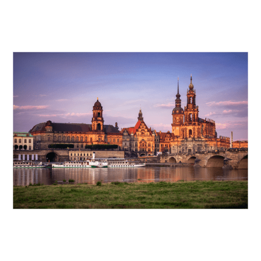 Acryl Board (00976) Blick auf die Hofkirche