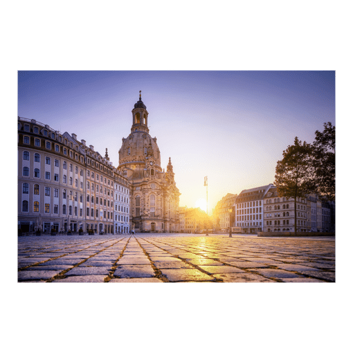 Leinwand (01004) Neumarkt zum Sonnenaufgang