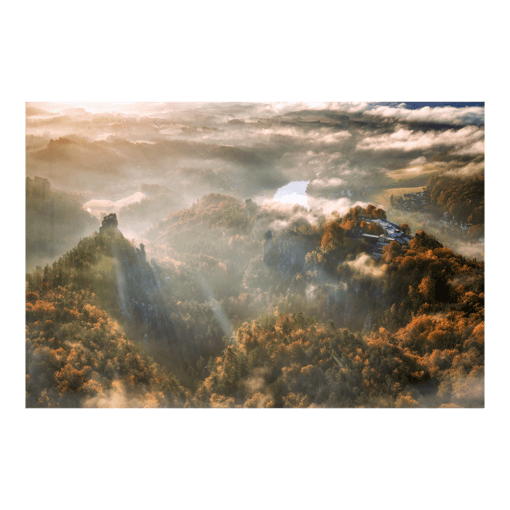 Acryl Board (01014) Bastei aus der Luft