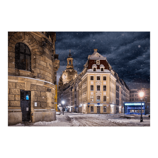 Poster (01024) Rampische Straße im Winter