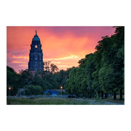 Leinwand (01101) Rathausturm Dresden