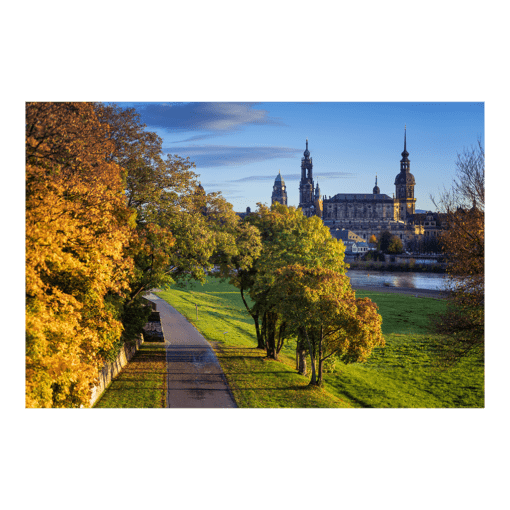 Acryl Board (01144) Dresden im Herbst